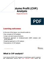 Chapter 6 CVP Analysis - Part I - LMS