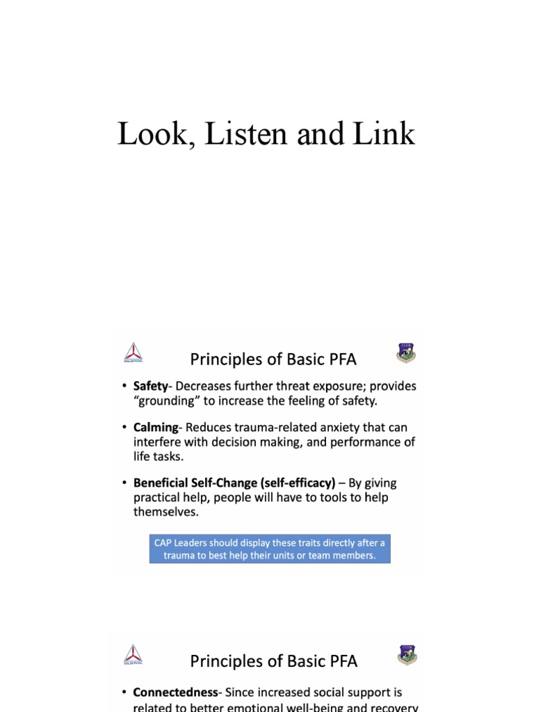 Look Listen Link | PDF