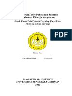 Pengaruh Teori Penentuan Sasaran Terhadap Kinerja Karyawan