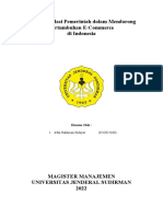 Peran Regulasi Pemerintah Dalam Mendorong E Commerce Irfan Rakhman H (C2C022030)