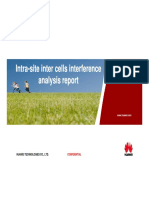 Intra-Site Inter Cells Interference Analysis