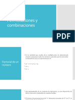 Permutaciones y Combinaciones