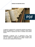 Segurança Na Indústria Textil