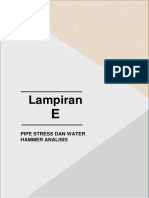 Lampiran E - Pipe Stress Dan Water Hammer
