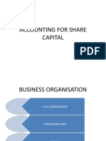 Accounting For Share Capital