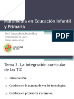 Tema 3. La Integración Curricular de Las TIC