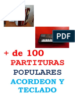 100 Partituras Acordeon y Teclado