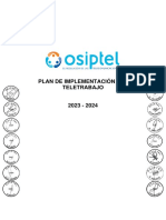 Plan de Implementación Del Teletrabajo 2023-2024