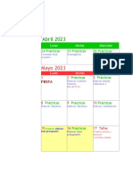 Calendario Proyecto
