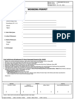 Form MMP PM 001 00 Working Permit MMP 0.0