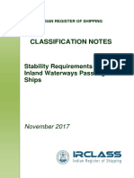 17 CN Stability Requirements For Inland Passenger Ships - Nov - 2017