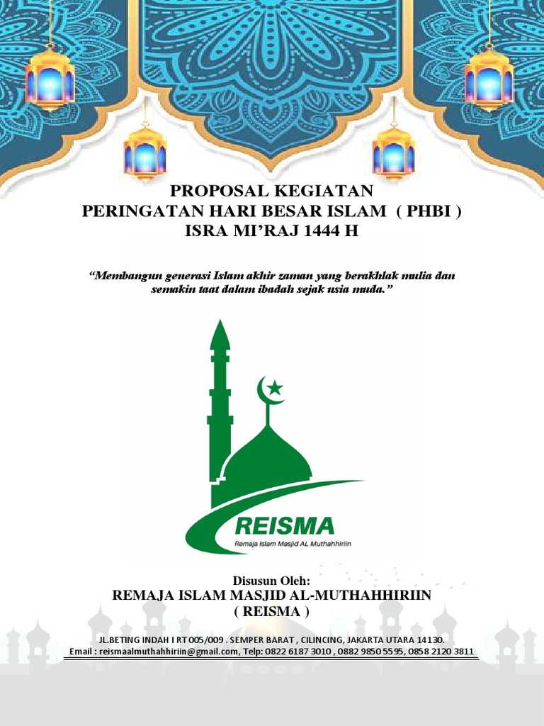 Draft Proposal Isra Mi'raj PDF