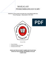 Makalah Perkembangan Ilmu