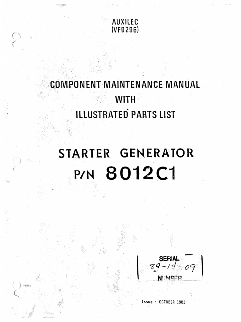 What Is A Component Maintenance Manual