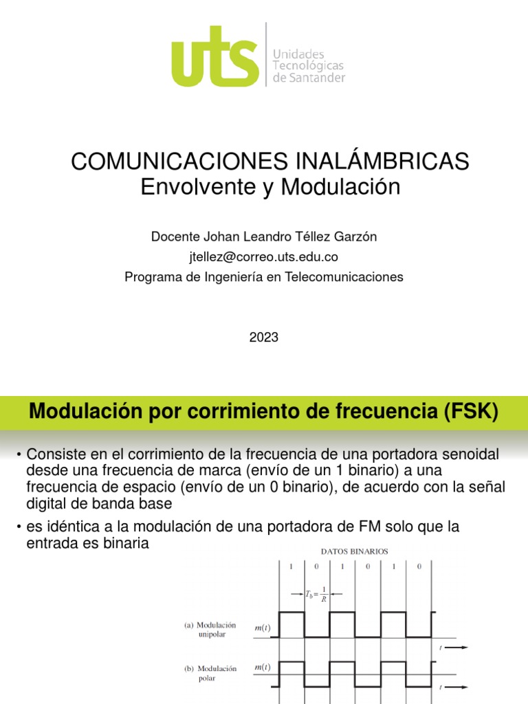 Modulación FSK y QPSK en Telecomunicaciones | PDF | Modulación ...