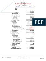 Balance Sheet Standard Praktikum Software