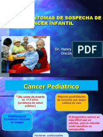 Signos y Sintomas de Sospecha de Cancer Infantil Ucsm 2020