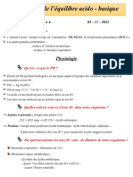 Anomalies de Léquilibre Acido Basique