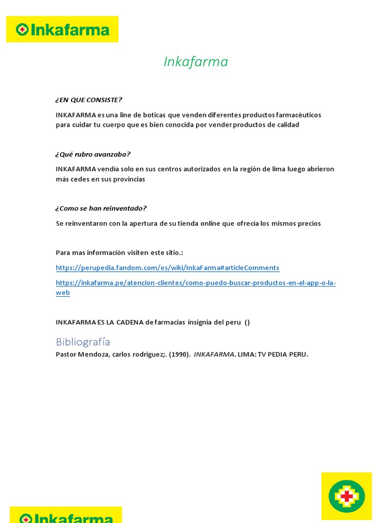 Inkafarma | PDF