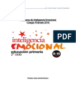 PROGRAMA DE INTELIGENCIA EMOCIONAL EN LA INFANCIA.4 5 basico