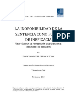 La Inoponibilidad de La Sentencia Como Forma de Ineficacia