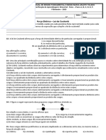 02 - Força Elétrica - Lei de Coulomb - Exercícios Teórico - 3ºano - Gabarito