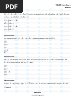 (PDF) WBJEE PYQs - Vector Algebra