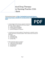 Abrams Clinical Drug Therapy Rationales For Nursing Practice 11th Edition Test Bank