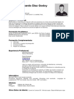 Curriculum-Vitae-Cronologico - Ejemplo Info. Personal