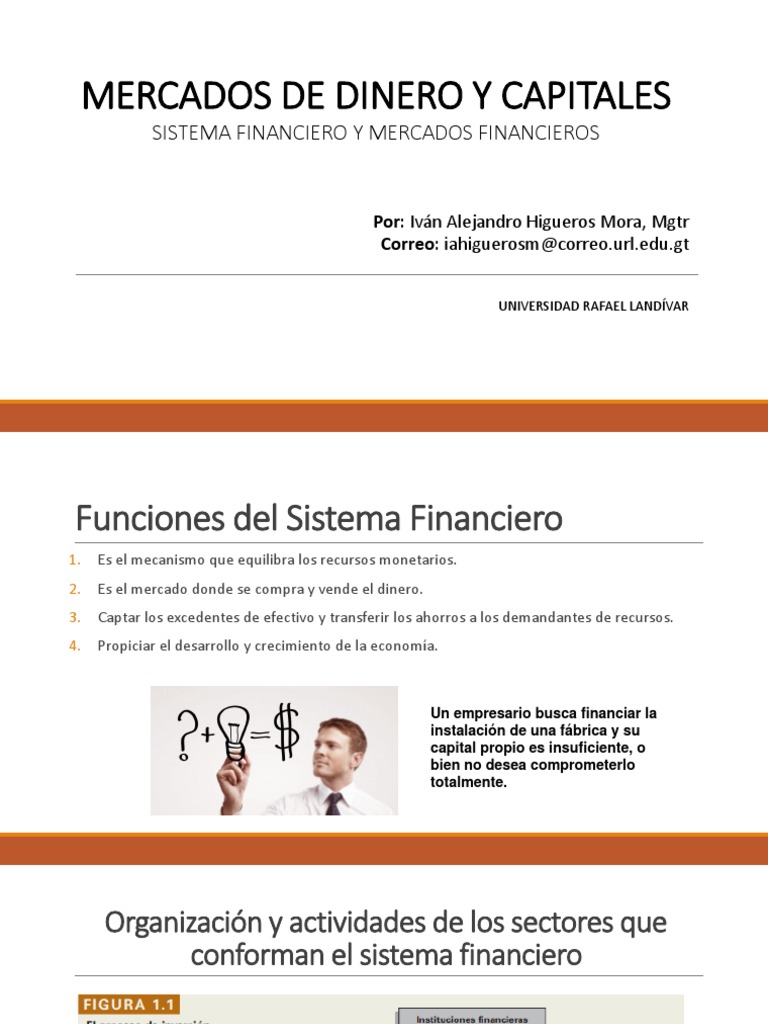 Funciones y Estructura del Sistema Financiero | PDF | Bancos | Seguro