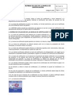 Normas de Uso de La Marca de Certificación: 1. Generalidades