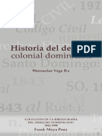 Historia Del Derecho Colonial Dominicano Modificado.