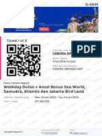 (Venue Ticket) Weekday Dufan + Ancol Bonus Sea World, Samudra, Atlantis Dan Jakarta Bird Land - Dunia Fantasi Regular - V29740-3B1432F-307