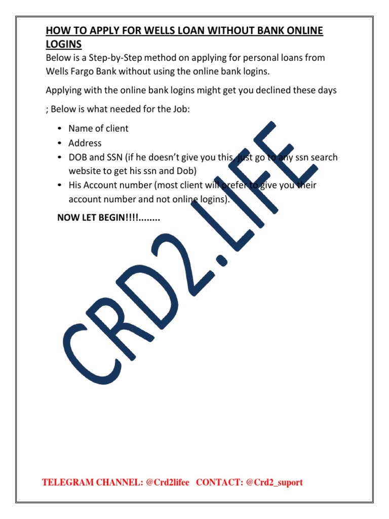 Wellsfargo Loan PDF Wells Fargo Loans