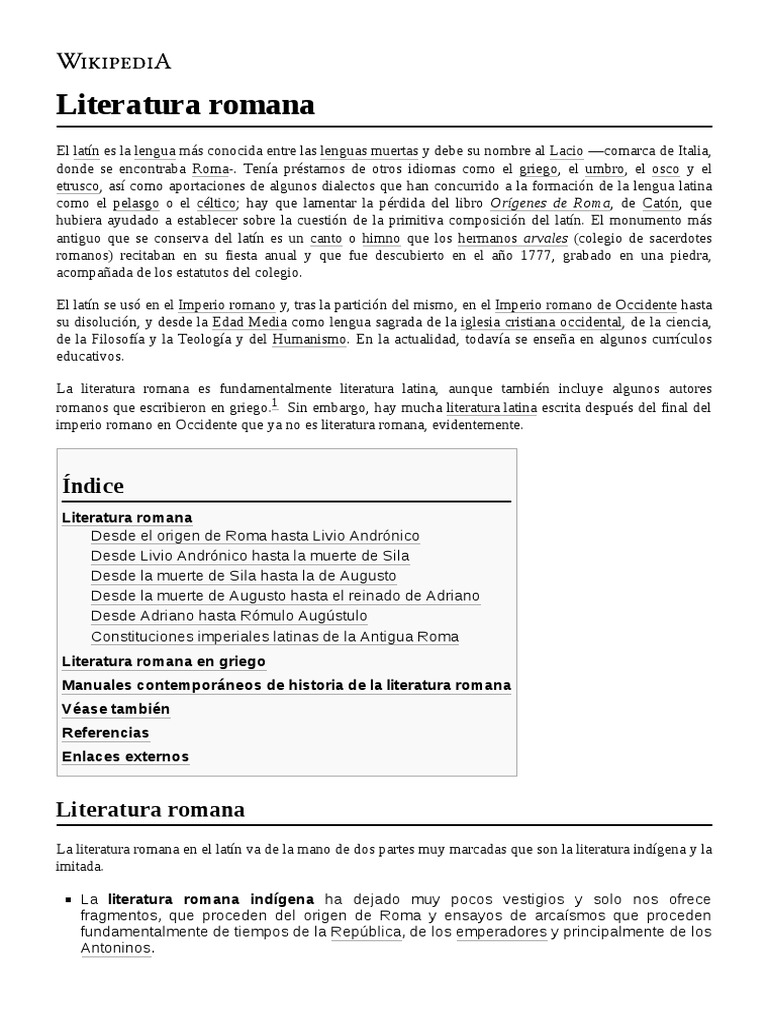Literatura Romana | PDF | Poesía épica | Lucrecio