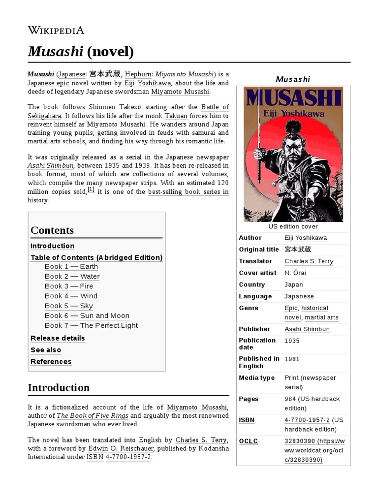 Musashi (Novel) | PDF