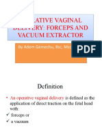OPERATIVE VAGINAL DELIVERY New