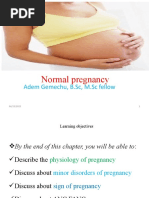 Physiological Changes During Pregnancy | PDF | Kidney | Urinary System