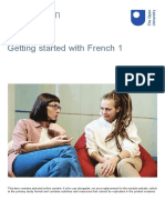 Getting Started With French 1 Printable