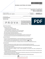 Prova - Analista Judiciário - TRE