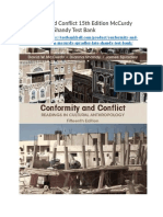 Conformity and Conflict 15th Edition Mccurdy Spradley Late Shandy Test Bank
