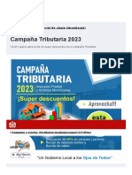 Campaña Tributaria 2023 - Campañas - Municipalidad Provincial de Jauja - Plataforma Del Estado Peruano