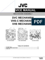 MECANISME JVC (DVC, VHS, VHS-C) - SERVICE MANUAL (No.86700)