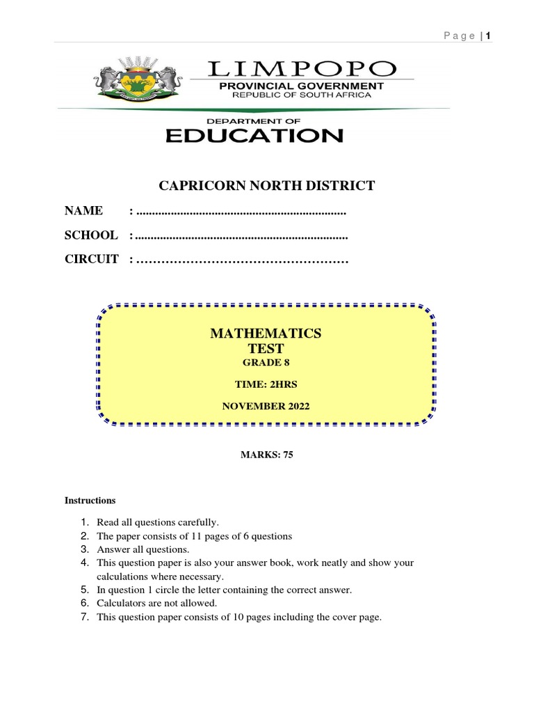 GRADE 8 MATH FINAL EXAM WITH ANSWERS PDF FREE DOWNLOAD 2022 intelligence overview