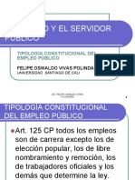 TIPOLOGIA CONSTITUCIONAL DEL EMPLEO PUBLICO Final