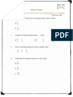 Math Quiz Fractions 2020