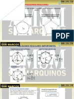 Polígonos Regulares - Áreas de Regiones Triangulares