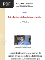 Ens FR Linguistique Enonciation-Cours1