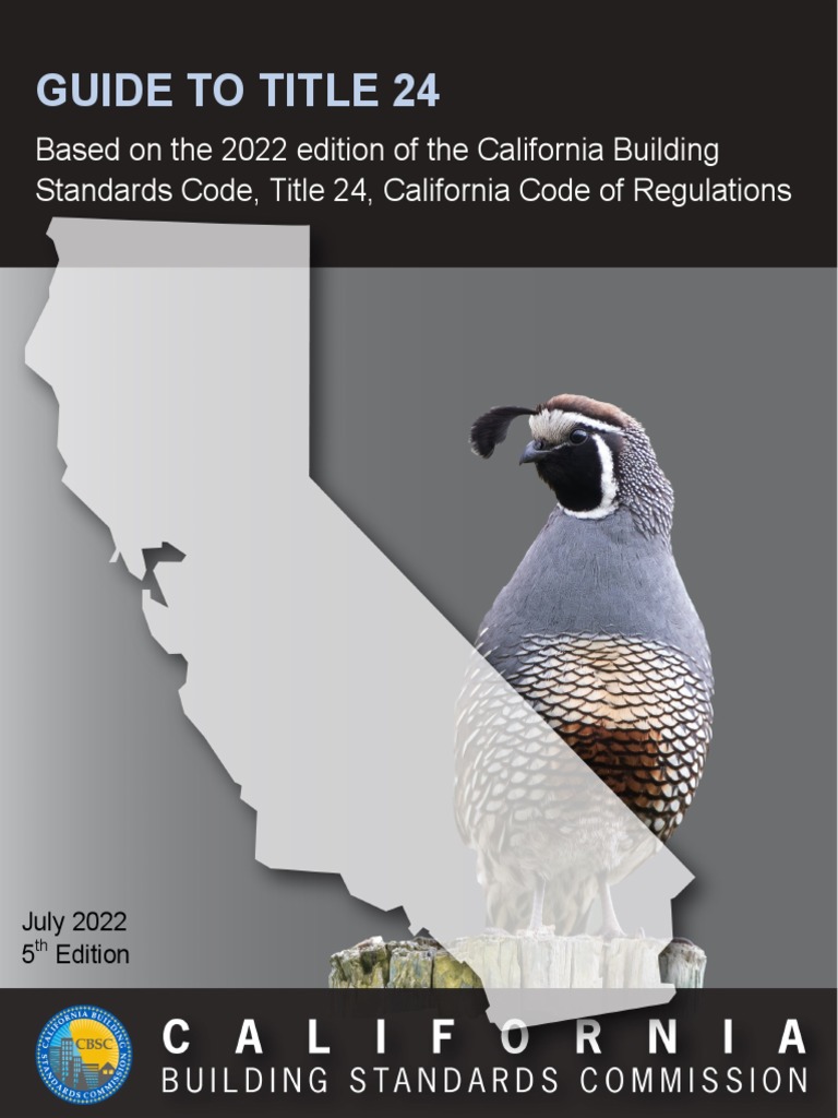 Title 24 California Building Code Guide | PDF | Building Code