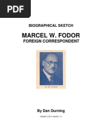 Download Marcel W Fodor Foreign Correspondent by DanWDurning SN65502558 doc pdf